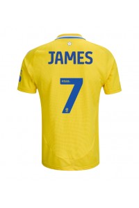 Fotbalové Dres Leeds United Daniel James #7 Venkovní Oblečení 2024-25 Krátký Rukáv